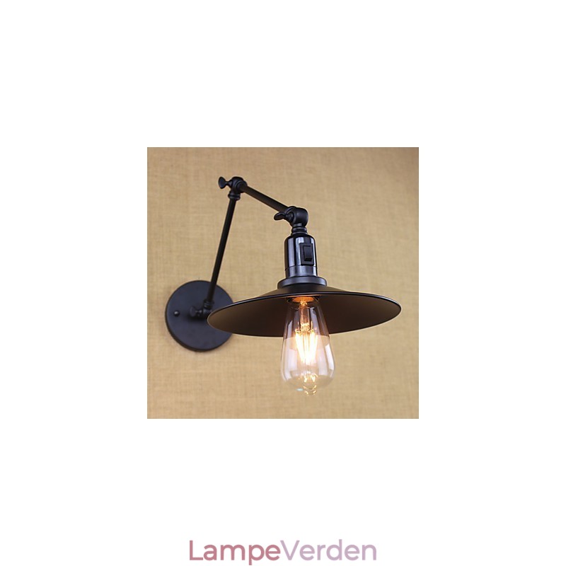 Rustik Lodge Malerfunktion til Mini Style Swing Arm Downlight Wall Sconces