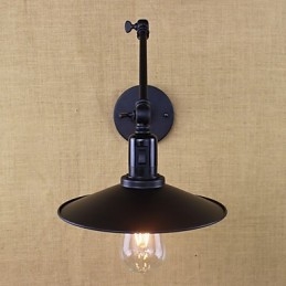 Rustik Lodge Malerfunktion til Mini Style Swing Arm Downlight Wall Sconces