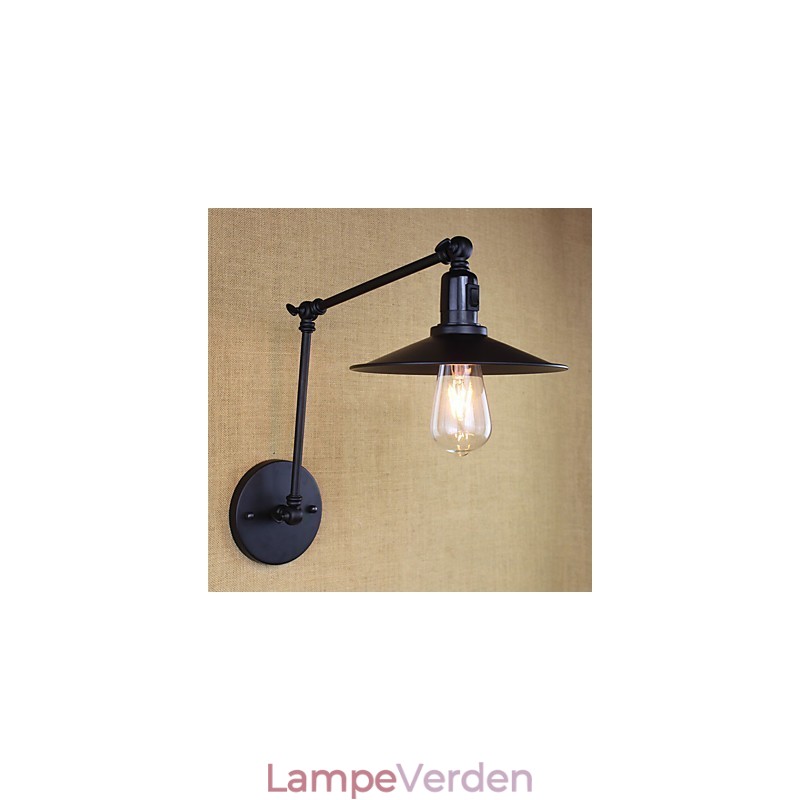 Rustik Lodge Malerfunktion til Mini Style Swing Arm Downlight Wall Sconces