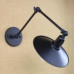 Rustik Lodge Malerfunktion til Mini Style Swing Arm Downlight Wall Sconces