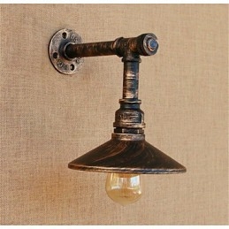 Rustik Lodge Country Antik Messing Funktion til Ambient Light Wall Sconces Wall Light