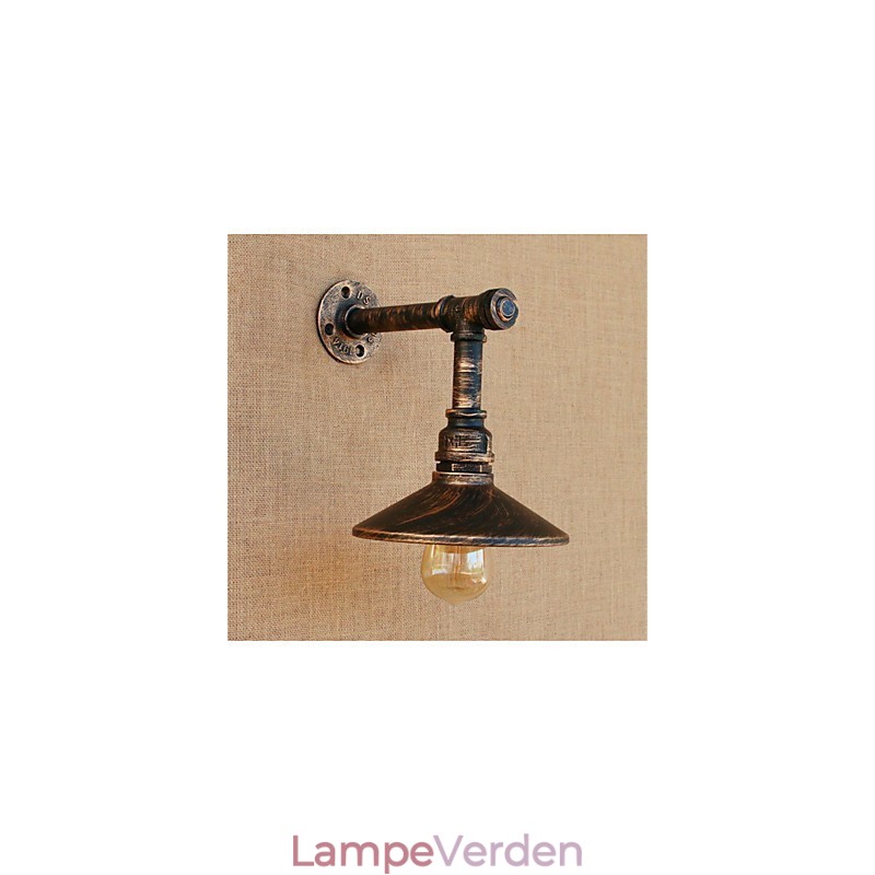 Rustik Lodge Country Antik Messing Funktion til Ambient Light Wall Sconces Wall Light
