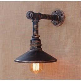 Rustik Lodge Country Antik Messing Funktion til Ambient Light Wall Sconces Wall Light