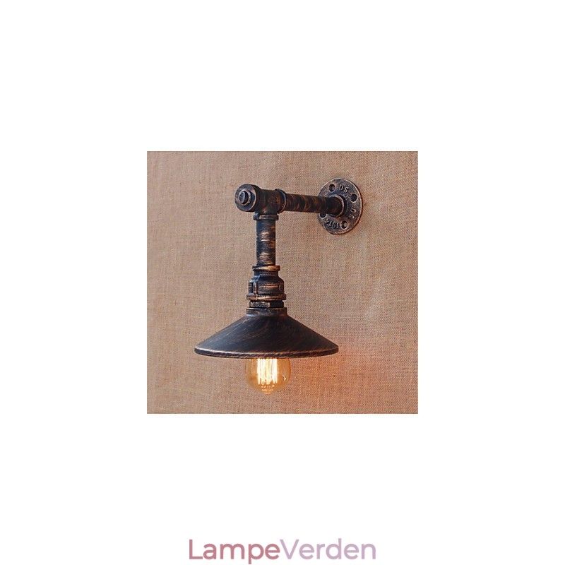 Rustik Lodge Country Antik Messing Funktion til Ambient Light Wall Sconces Wall Light
