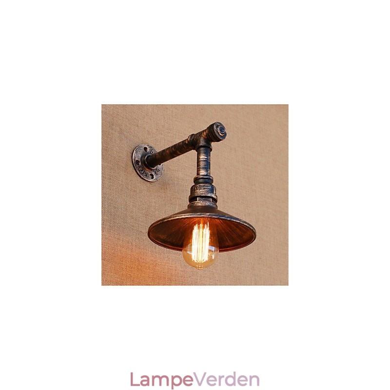 Rustik Lodge Country Antik Messing Funktion til Ambient Light Wall Sconces Wall Light