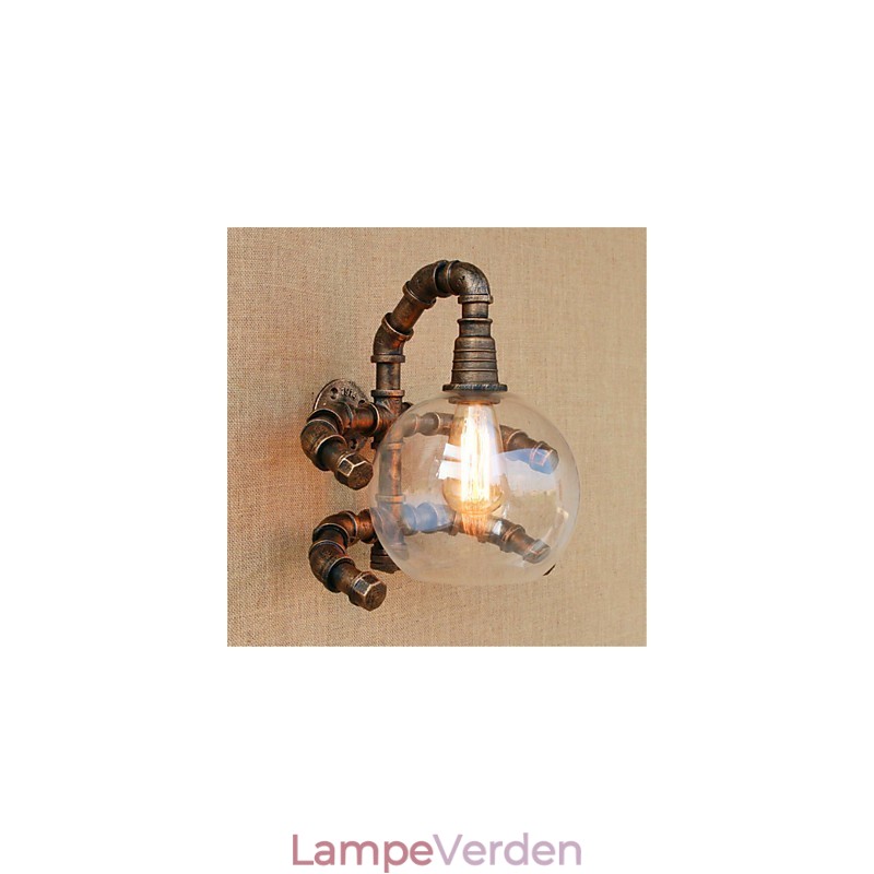 Rustik Lodge Country Antik Messing Funktion til Ambient Light Wall Sconces Wall Light