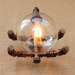 Rustik Lodge Country Antik Messing Funktion til Ambient Light Wall Sconces Wall Light
