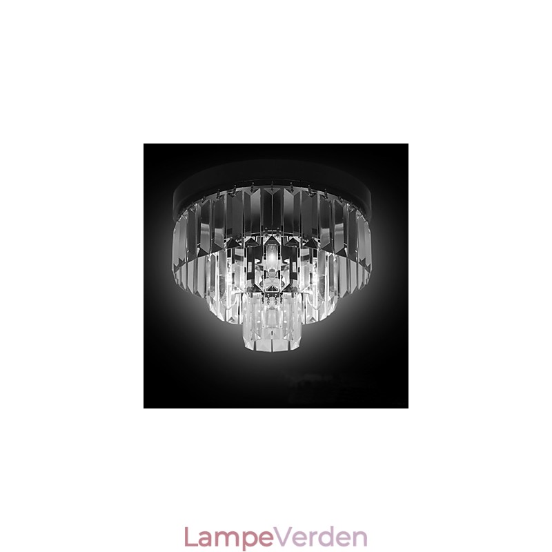 Moderne moderne Crystal Metal Flush Mount
