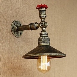 Retro Restaurant Edison Industrislanger Enkelthoved Dekoration Væglampe