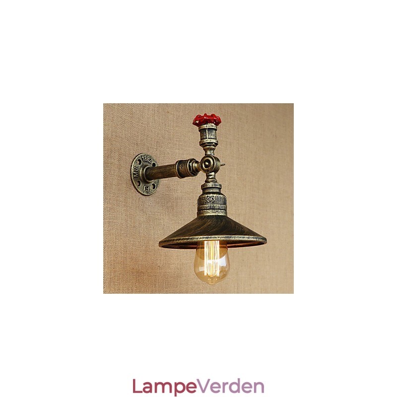 Retro Restaurant Edison Industrislanger Enkelthoved Dekoration Væglampe