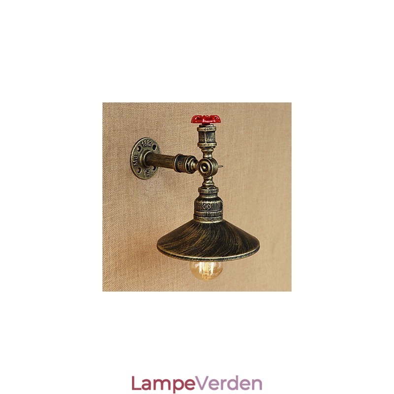 Retro Restaurant Edison Industrislanger Enkelthoved Dekoration Væglampe