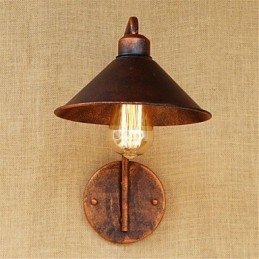 American Country Retro Jern Dekorativ Kreativ Personlighed Cafe Restaurant Belysning
