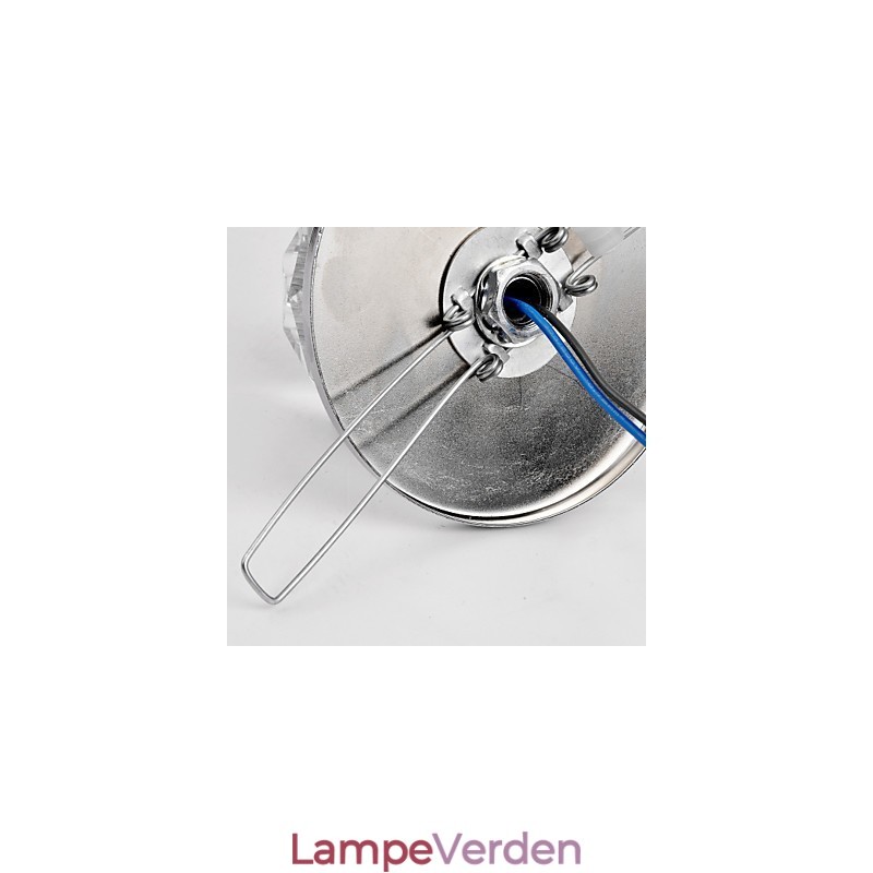 Moderne moderne krystal Mini-stil Chrome Metal Flush Mount