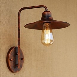 Moderne moderne rustik lodge-malerifunktion til mini-stil downlight-væglamper