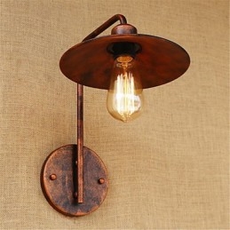 Moderne moderne rustik lodge-malerifunktion til mini-stil downlight-væglamper