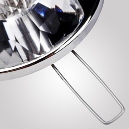 Moderne moderne krystal Mini-stil Chrome Metal Flush Mount