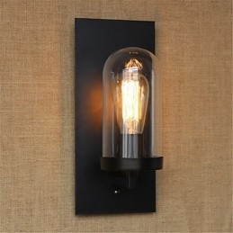 Rustik Lodge Country Retro maleri funktion til øjenbeskyttelse Ambient Light Wall Sconces