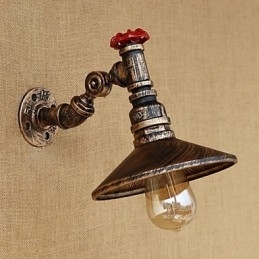 Country Retro Painting Feature for Mini Style Roterbar Light Swing Arm Lights Væglampe