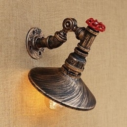 Country Retro Painting Feature for Mini Style Roterbar Light Swing Arm Lights Væglampe