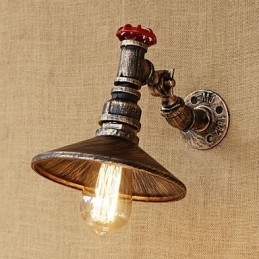 Country Retro Painting Feature for Mini Style Roterbar Light Swing Arm Lights Væglampe