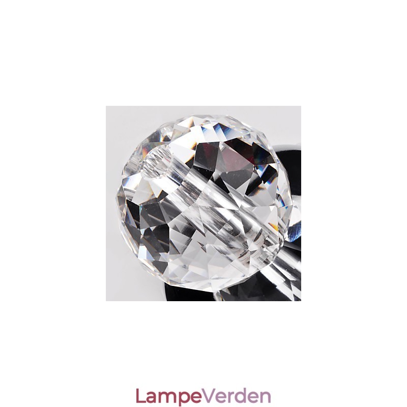 Moderne moderne krystal Mini-stil Chrome Metal Flush Mount