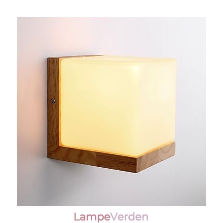 Træ Væglamper Glasskærm 110V ELLER 220V Landsnyhed Træ Væglamper Glasskærm 110V ELLER 220V Landsnyhed