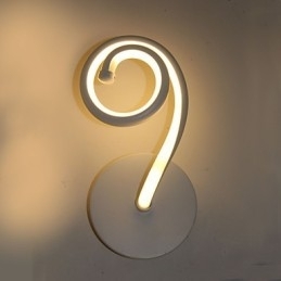 Enkel Moderne Lampe Sengelampe Væglampe Lampe Aluminium Korridor Balkonbelysning