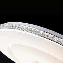 Flush Mount Crystal Modern Contemporary Metal Metal