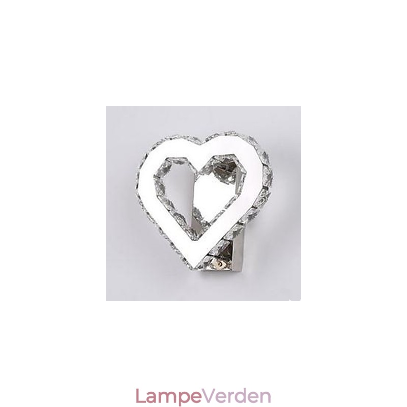 Integreret moderne moderne kromfunktion til væglamper med omgivende lys