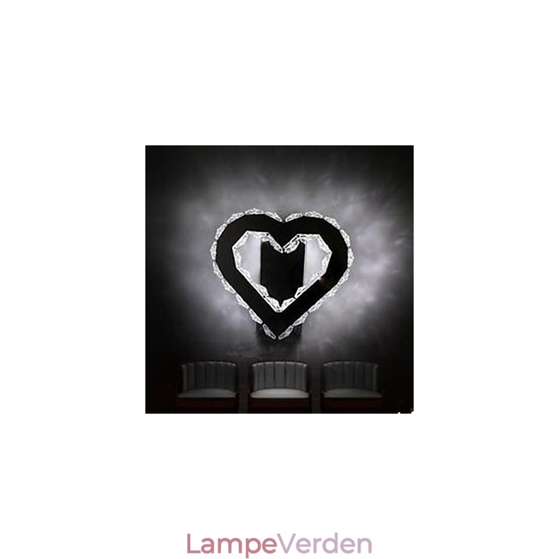 Integreret moderne moderne kromfunktion til væglamper med omgivende lys