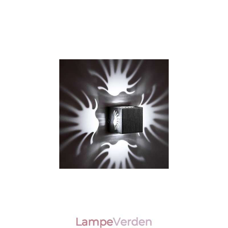 Moderne lys aluminium Flush Mount væglampe Dekorer væglamper