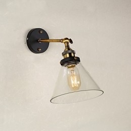 Moderne moderne traditionel klassisk rustik Lodge Vintage galvaniseret funktion til Downlight-væglamper