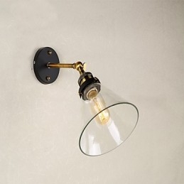 Moderne moderne traditionel klassisk rustik Lodge Vintage galvaniseret funktion til Downlight-væglamper