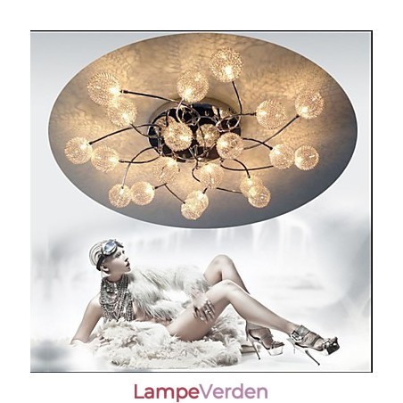 Simple cirkulære loftslamper Jernlampebelysning Simple cirkulære loftslamper Jernlampebelysning