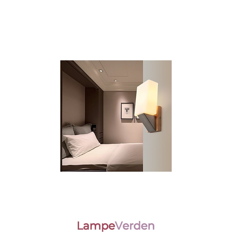 Moderne moderne sortoxidfinishfunktion til øjenbeskyttelse. Ambient Light Wall Sconces Wall Light