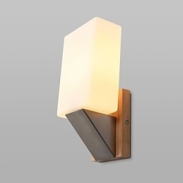 Moderne moderne sortoxidfinishfunktion til øjenbeskyttelse. Ambient Light Wall Sconces Wall Light