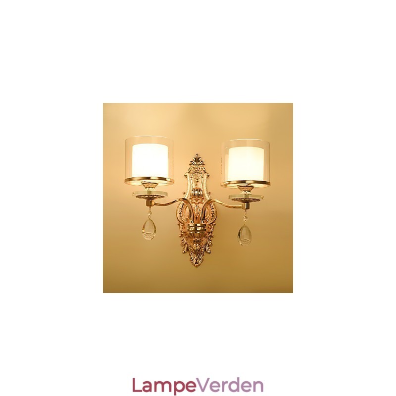 Moderne moderne galvaniseret funktion til øjenbeskyttelse Ambient Light Wall Sconces Wall Light