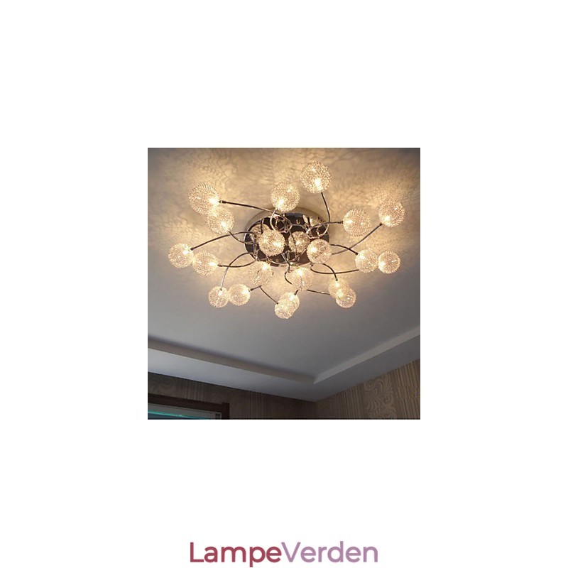 Simple cirkulære loftslamper Jernlampebelysning