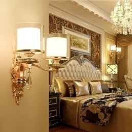 Moderne moderne galvaniseret funktion til øjenbeskyttelse Ambient Light Wall Sconces Wall Light