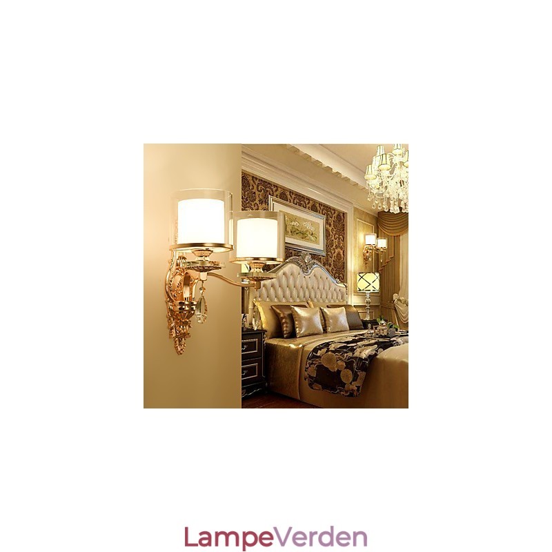 Moderne moderne galvaniseret funktion til øjenbeskyttelse Ambient Light Wall Sconces Wall Light