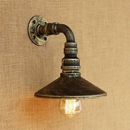 Rustik Lodge Country Retro maleri funktion til Mini Style Ambient Light Wall Sconces