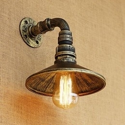 Rustik Lodge Country Retro maleri funktion til Mini Style Ambient Light Wall Sconces