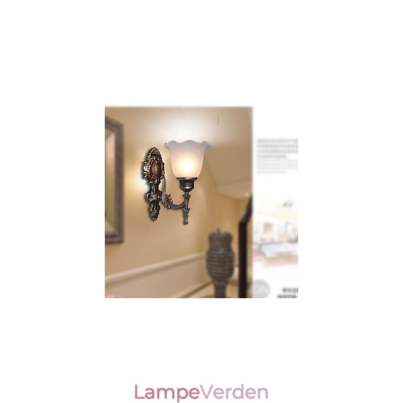 Europæisk stil retro væglampe Hotel korridor lampe korridor lys spejl front lampe Enkelt hoved sengelampe