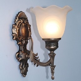 Europæisk stil retro væglampe Hotel korridor lampe korridor lys spejl front lampe Enkelt hoved sengelampe
