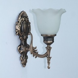 Europæisk stil retro væglampe Hotel korridor lampe korridor lys spejl front lampe Enkelt hoved sengelampe