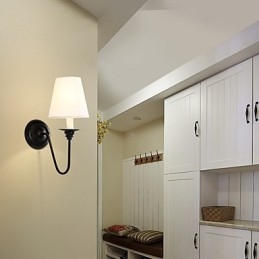 Rustik Lodge Black Oxide Finish Funktion til øjenbeskyttelse Ambient Light Wall Sconces Wall Light
