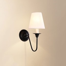 Rustik Lodge Black Oxide Finish Funktion til øjenbeskyttelse Ambient Light Wall Sconces Wall Light