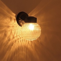 Moderne moderne sort oxid-finish-funktion til Mini Style Ambient Light Wall Sconces Wall Light