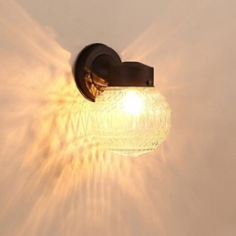 Moderne moderne sort oxid-finish-funktion til Mini Style Ambient Light Wall Sconces Wall Light