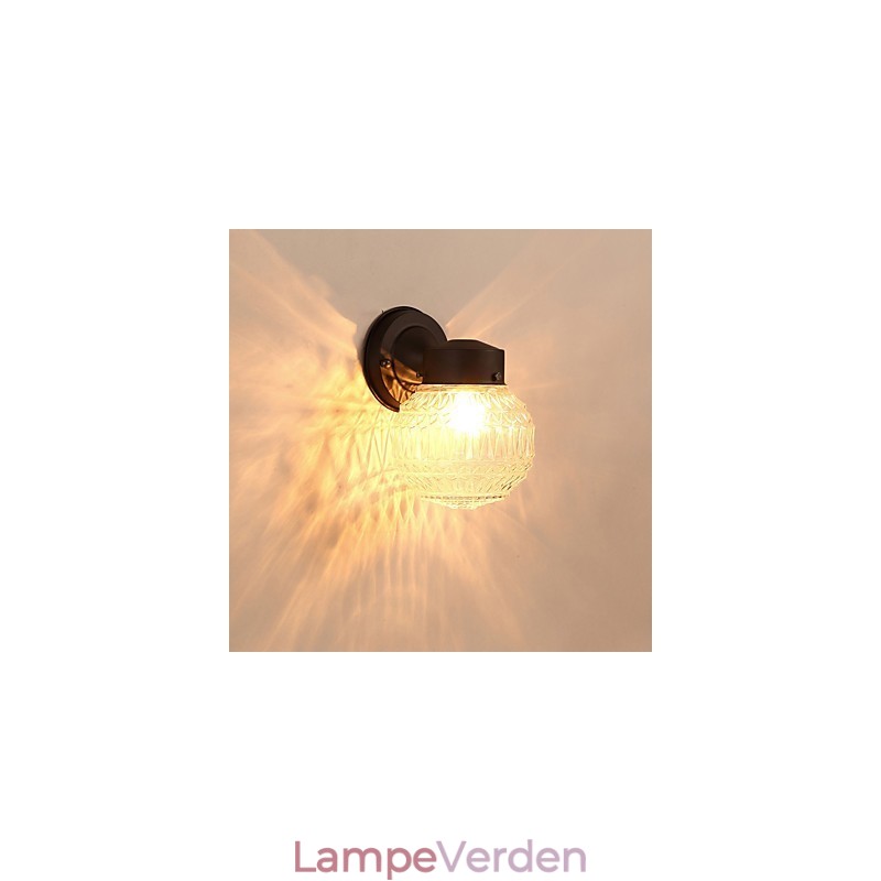 Moderne moderne sort oxid-finish-funktion til Mini Style Ambient Light Wall Sconces Wall Light